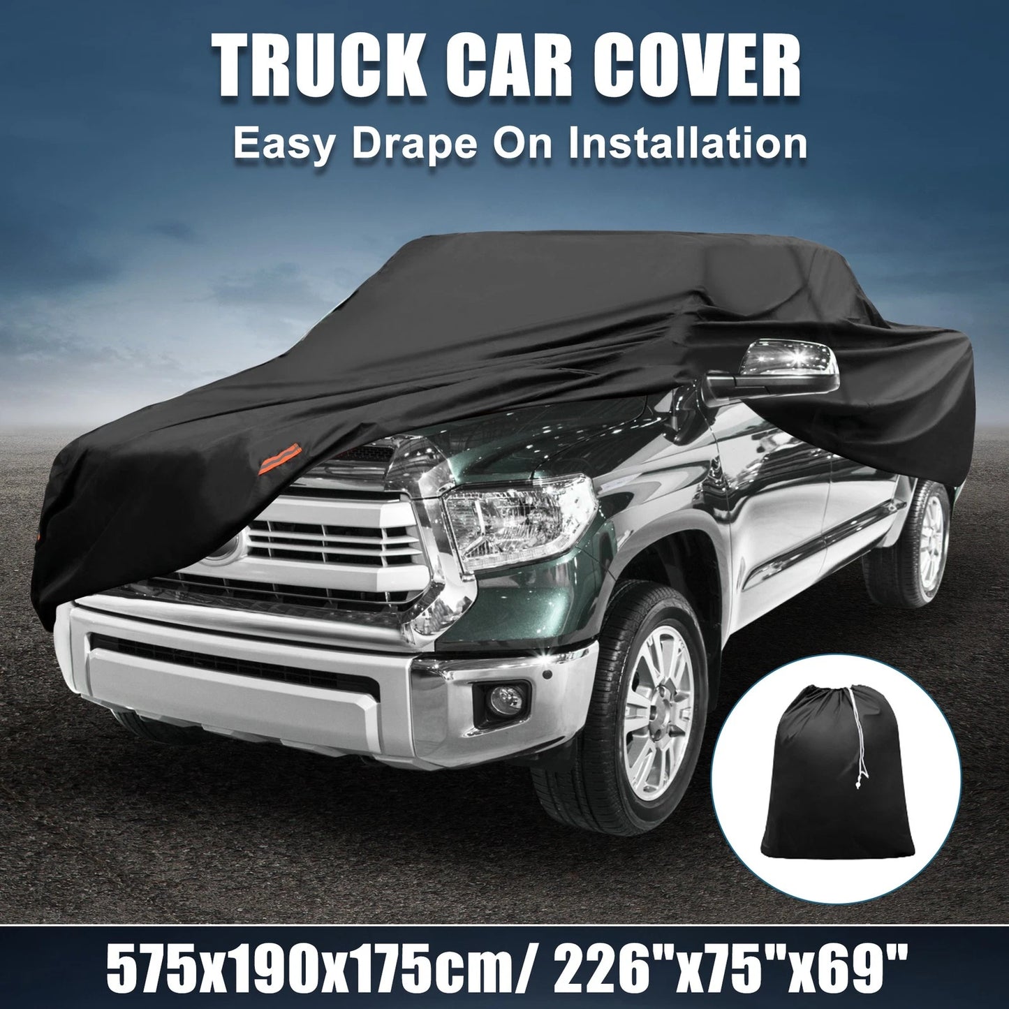 Waterproof Aluminum Film Car Cover for Toyota Tacoma Crew (2005–2021)