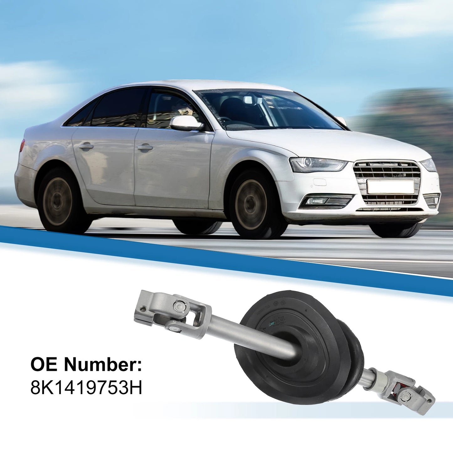 Intermediate Steering Column Shaft for Audi B8 A4 Quattro (2009–2016) No. 8K1419753H