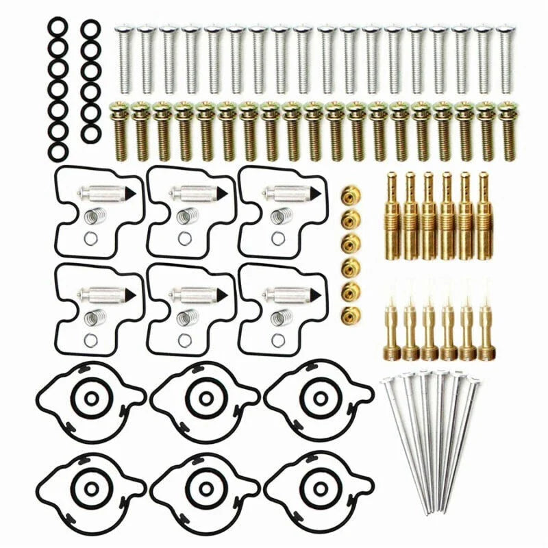 6x Carburetor Repair Set for GL1500C/GL1500CT Tour Valkyrie 1500 (1997–2003)