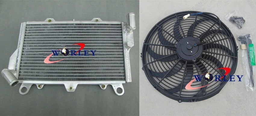 Aluminum Radiator with Fan for Kawasaki Ninja GPZ900 (1984–1986)
