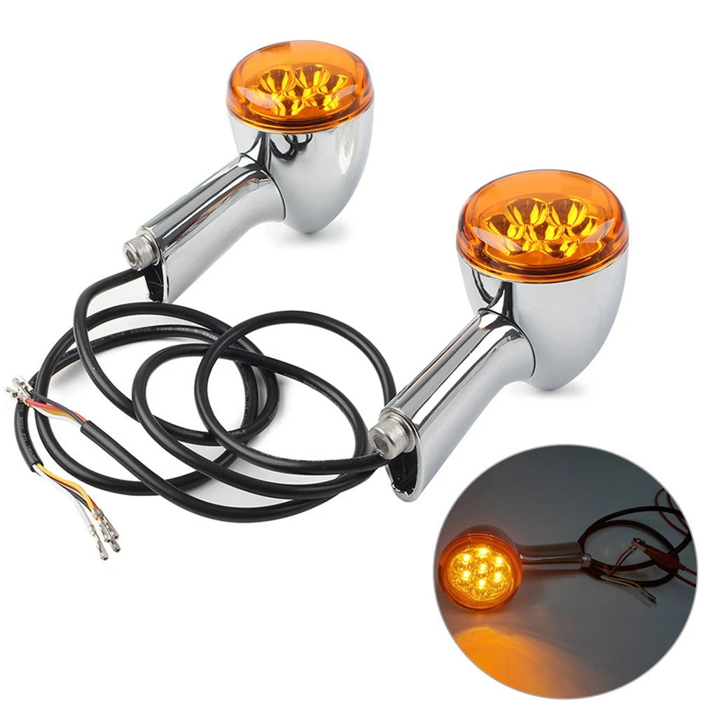 LED Fork Turn Signal Light Indicator for Yamaha Harley (Motorcycle)