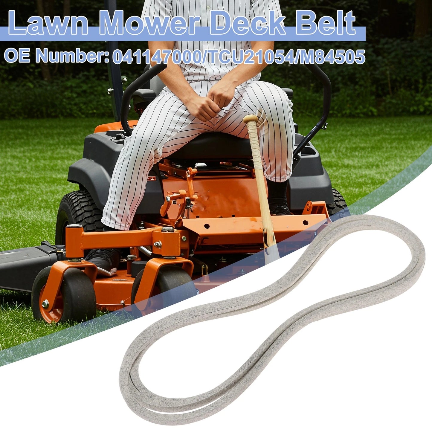 Lawn Mower Deck Belt for Bad Boy ZT Elite (No.041147000/TCU21054) 48 Inch