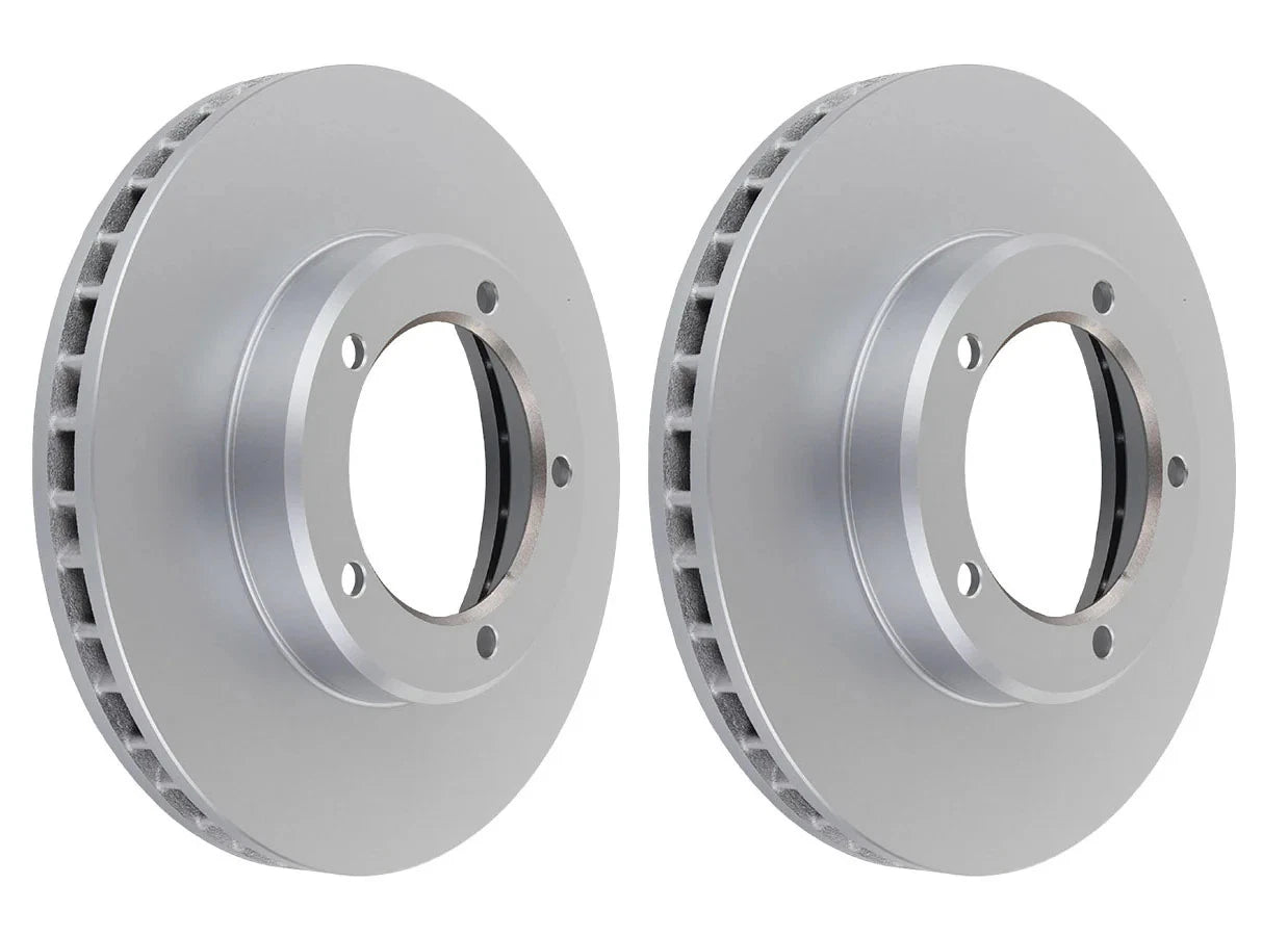 2X Front Disc Brake Rotors for Toyota Land Cruiser (1990–2021)