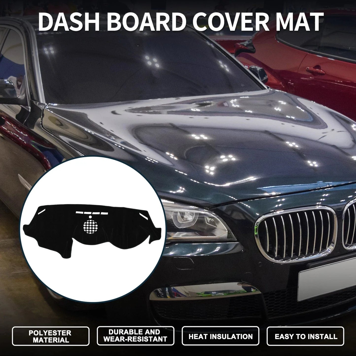 Dashboard Dash Cover Mat for BMW 6 Series (2003-2010)