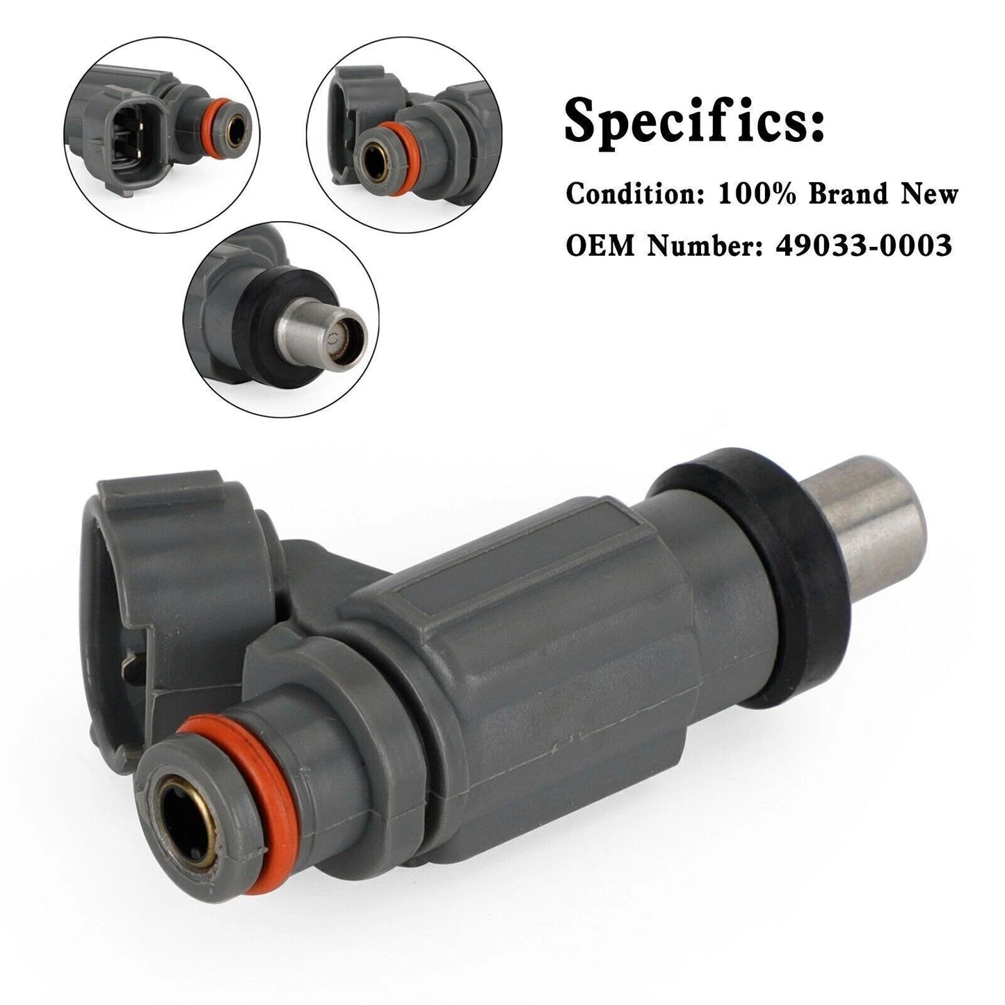 Fuel Injector 49033-0003 for Kawasaki ZX12R Ninja (2004–2005)