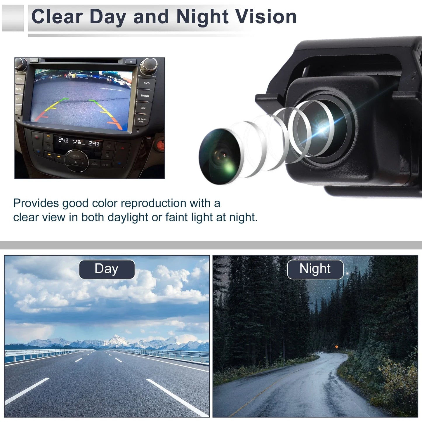Rear View Camera 120-180° for Honda Civic Sedan (2019)
