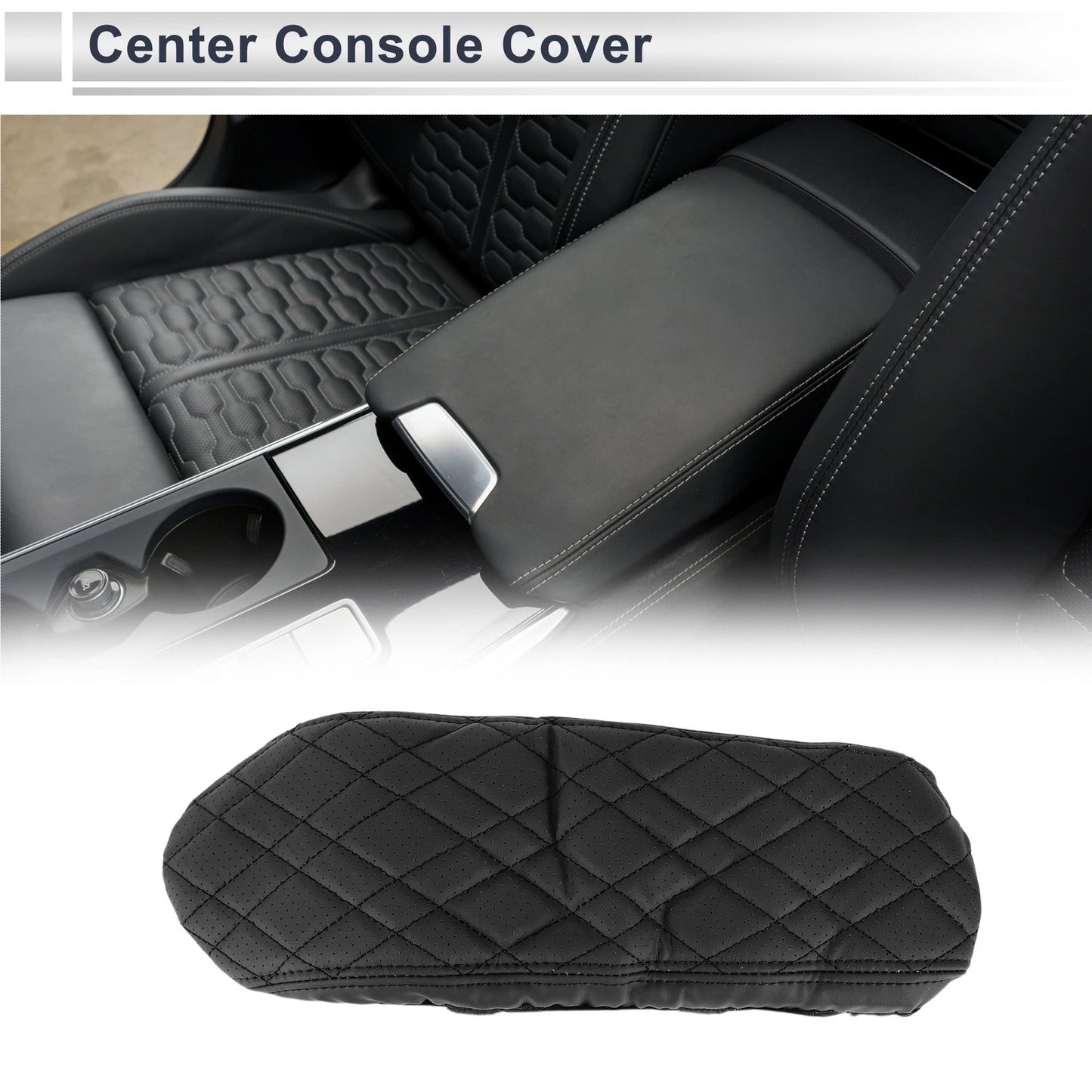 Center Console Cover for BMW X1 (2023–2024) Black 1 Pc