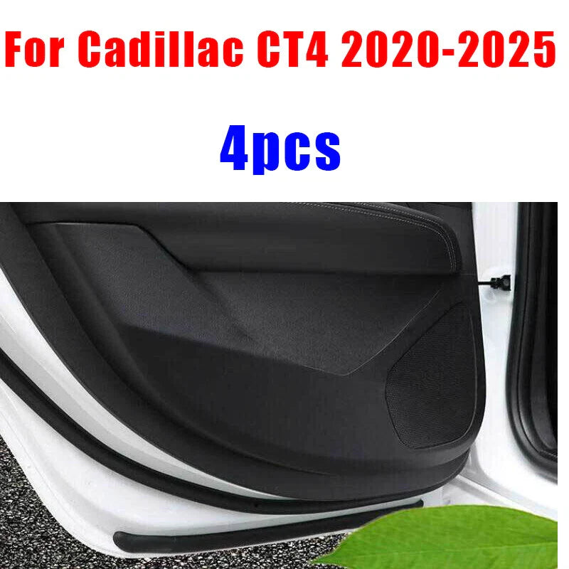 Door Anti-Kick Panel Cover Trim 4pcs for Cadillac CT4 (2020–2025)