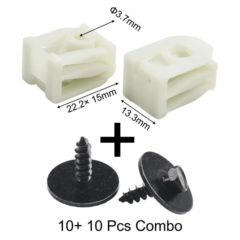 20 x Front Fender Liner Clip Hex Bolt Screws for BMW (2006-2013)