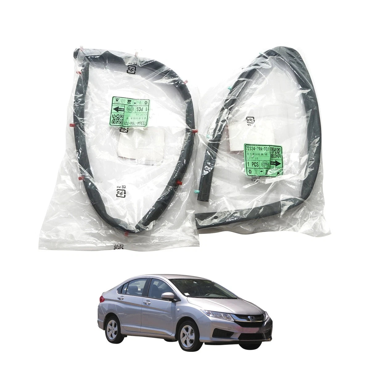 Front Door Sub-Seal Rubber for Honda City (2014–2020)