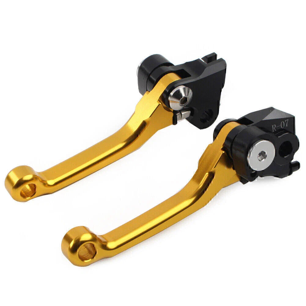 CNC Brake Clutch Levers Gold for Honda CRF250R CRF450R (2007-2020)