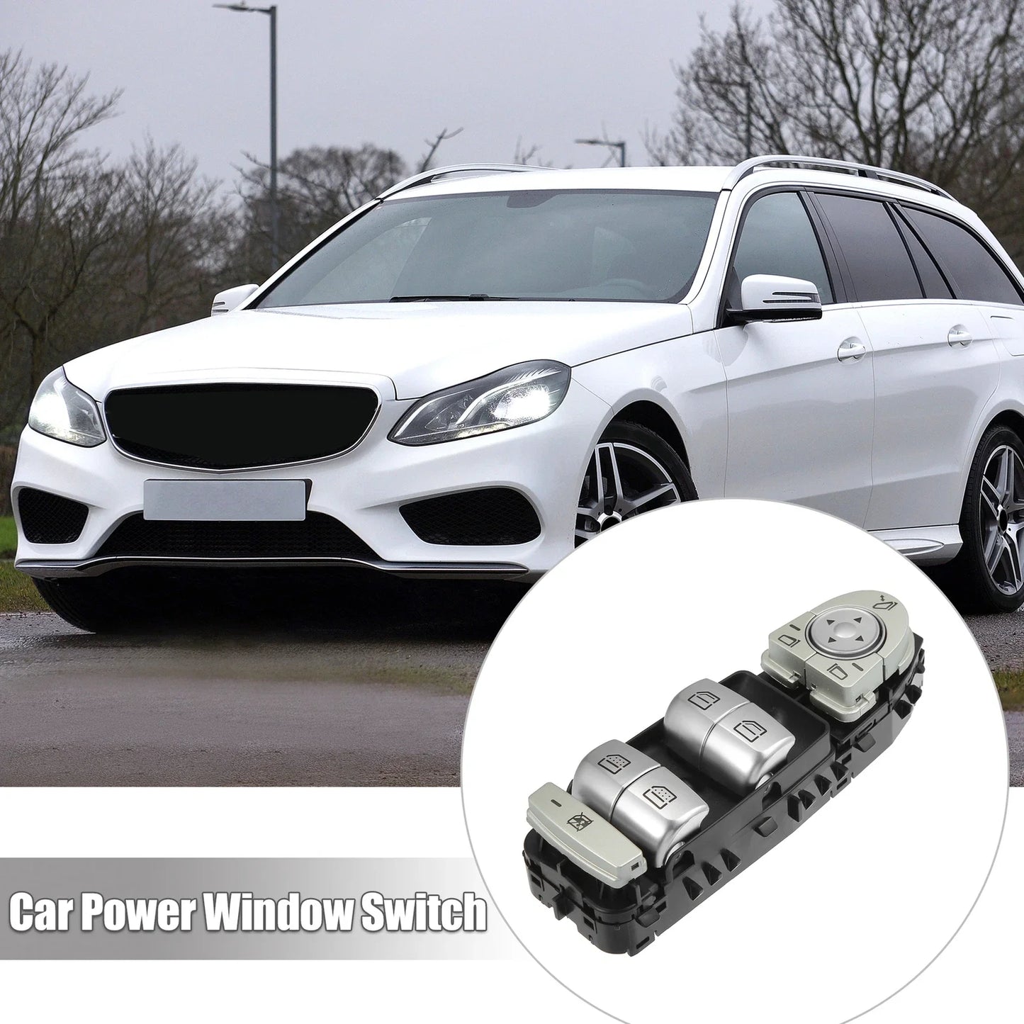 Power Window Switch for Mercedes-Benz W222 S-Class 2013-2017 Black