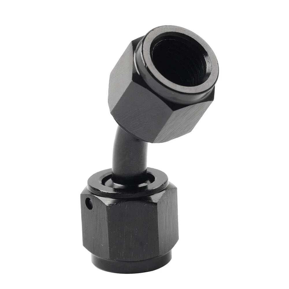 4AN Female to Female 45�� Swivel Coupler Fitting Adapter Connector
