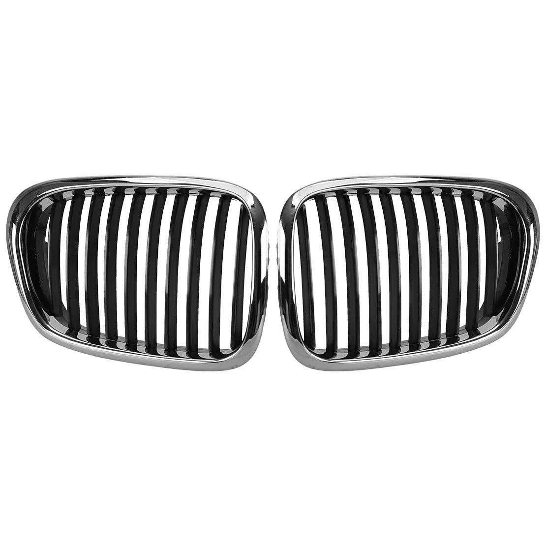2 x Kidney Radiator Grille Ventilation Grill for BMW 5 E39 M5 (1999-2003)