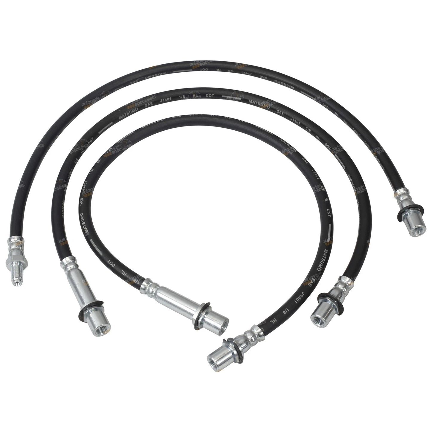 Extended Brake Line Hose Kit for Toyota Hilux (LN106, LN46, LN60, LN65, RN105, YN65, YN67)