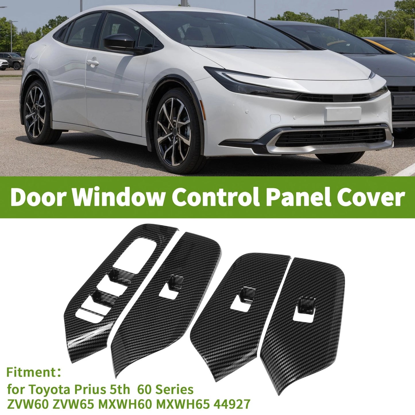 Door Window Switch Bezel Cover for Toyota Prius 5th 60 Series (2016–2023)