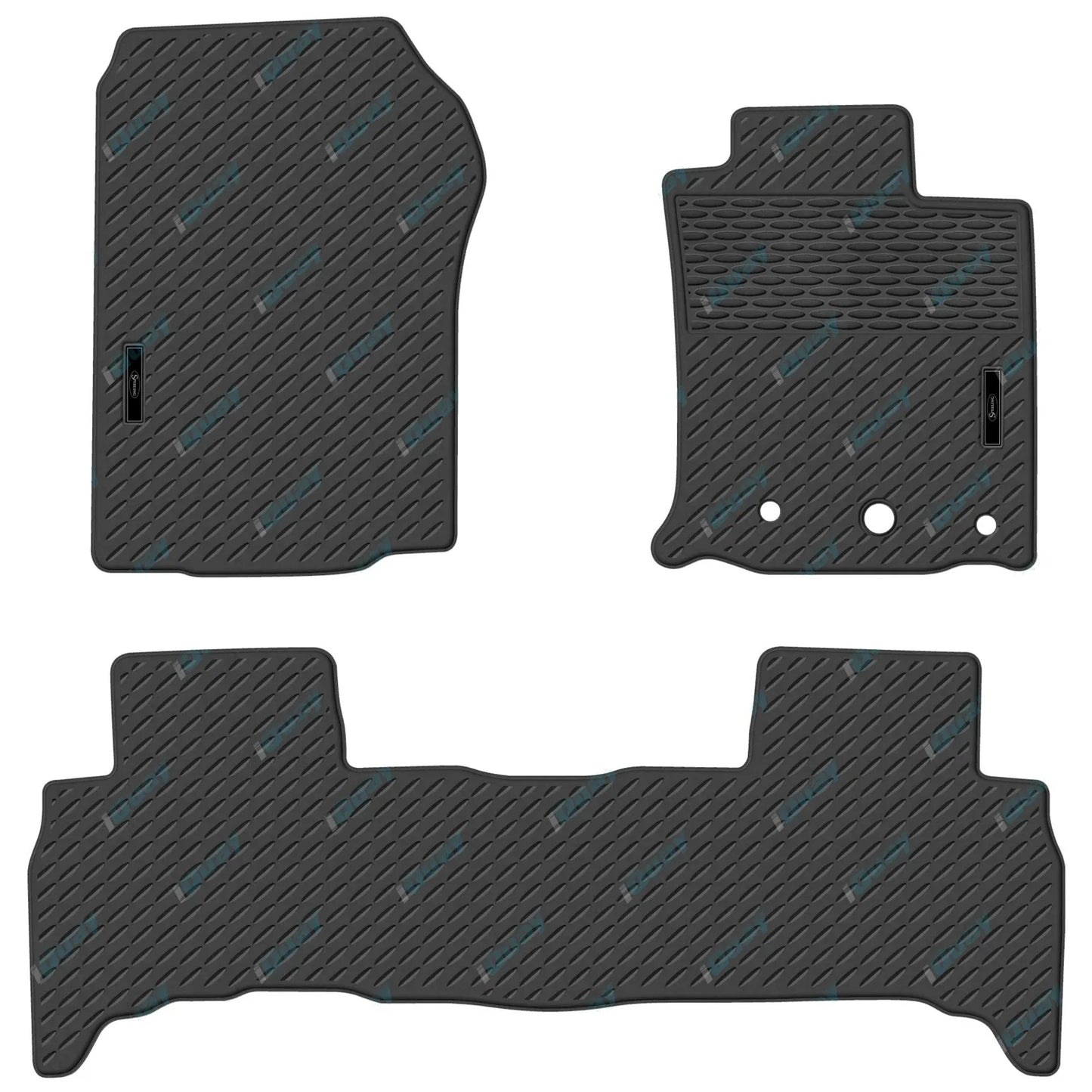 Full Set Custom Fit Moulded Rubber Floor Mats for Prado GDJ150 GRJ150 KDJ150
