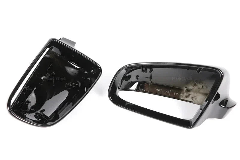Gloss Black Wing Mirror Caps for Audi A4 B7 (2005–2008)