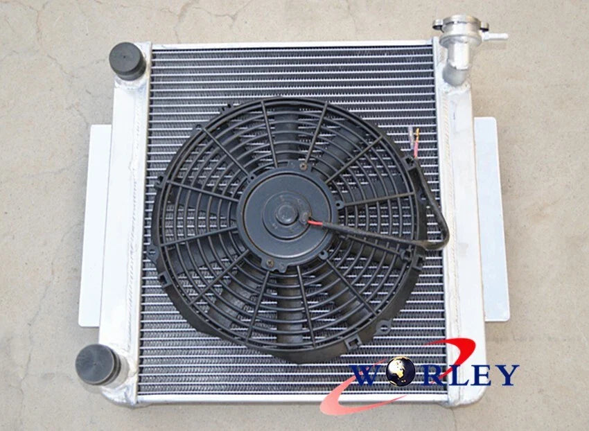 3 Row Aluminum Radiator + Fan for Toyota Celica GT TA22/TA23 (1973-1978)