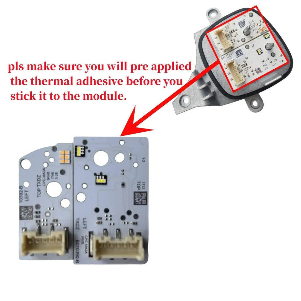 Set of 4 LED Boards for Infiniti QX30 Q30