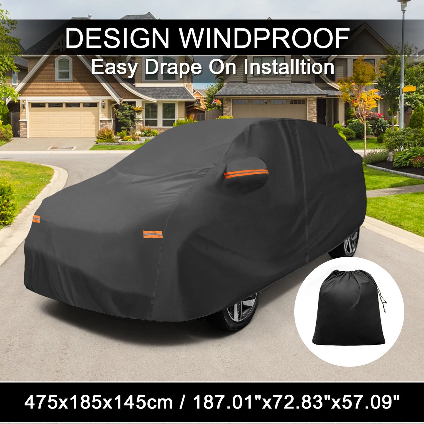 Waterproof Aluminum Film Car Cover for Hyundai Nexo (2019–2023)