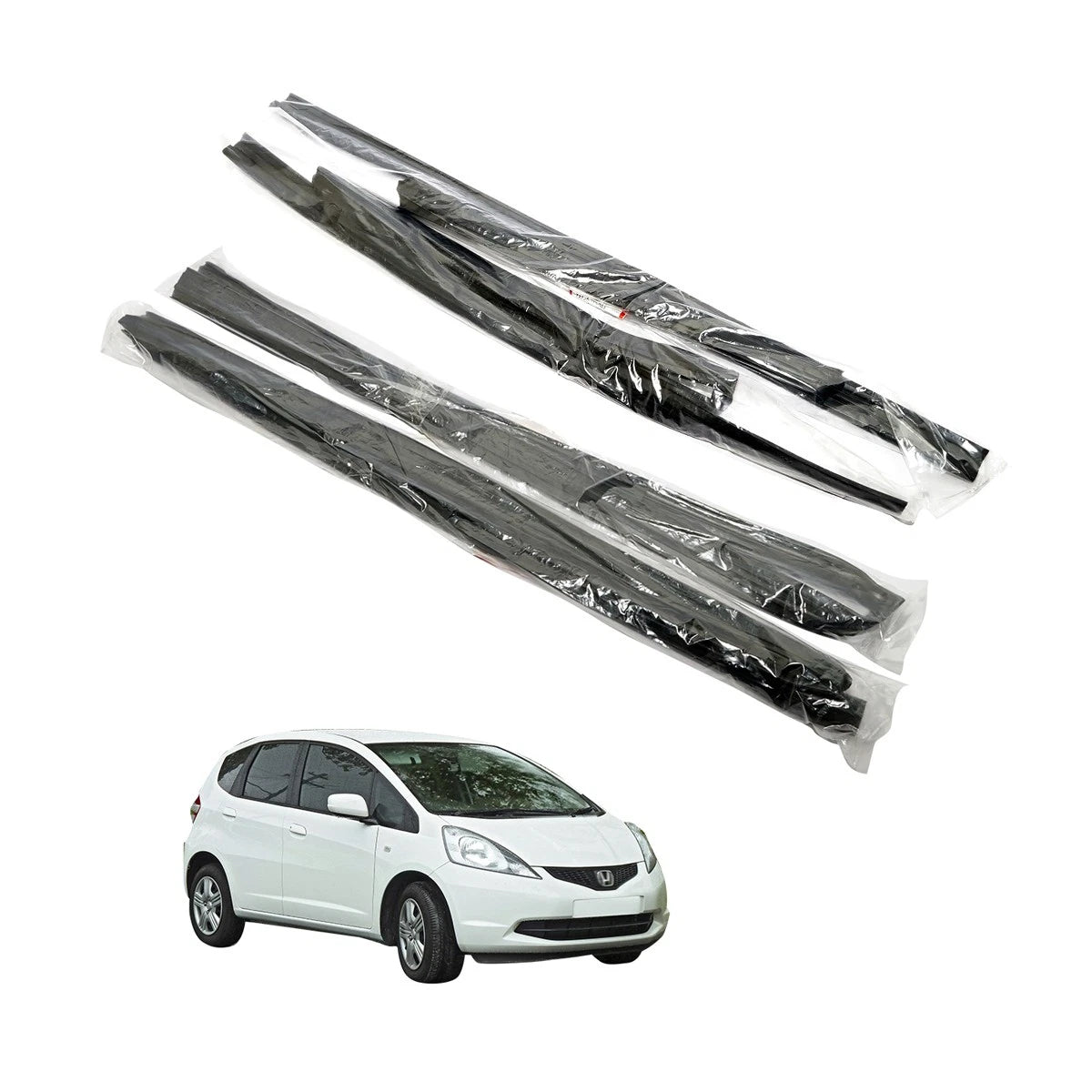 Set of 2 Door Glass Run Channels for Honda Fit (2009–2013)