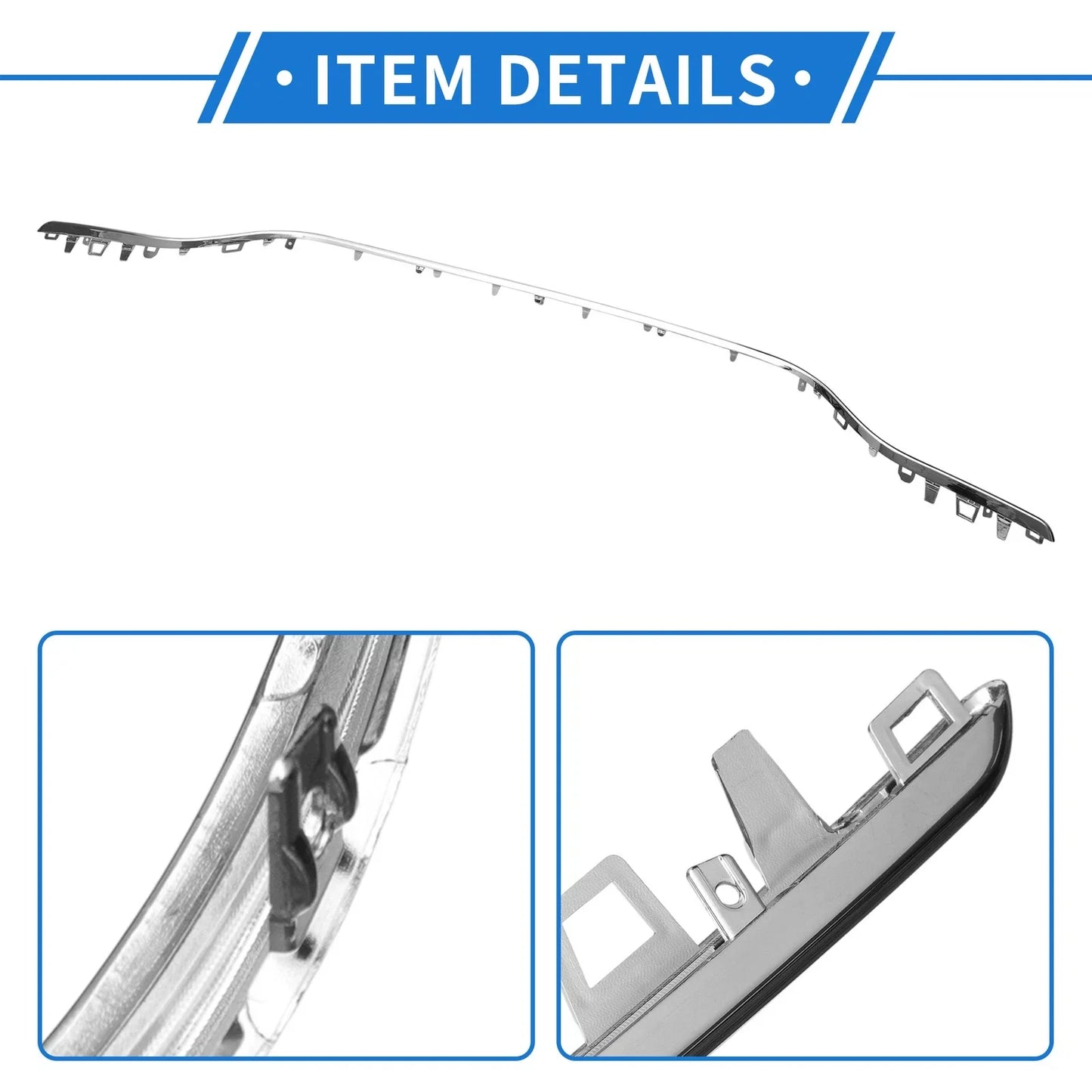Rear Lower Center Bumper Grille Trim for Mercedes-Benz W205 (2015-2018)