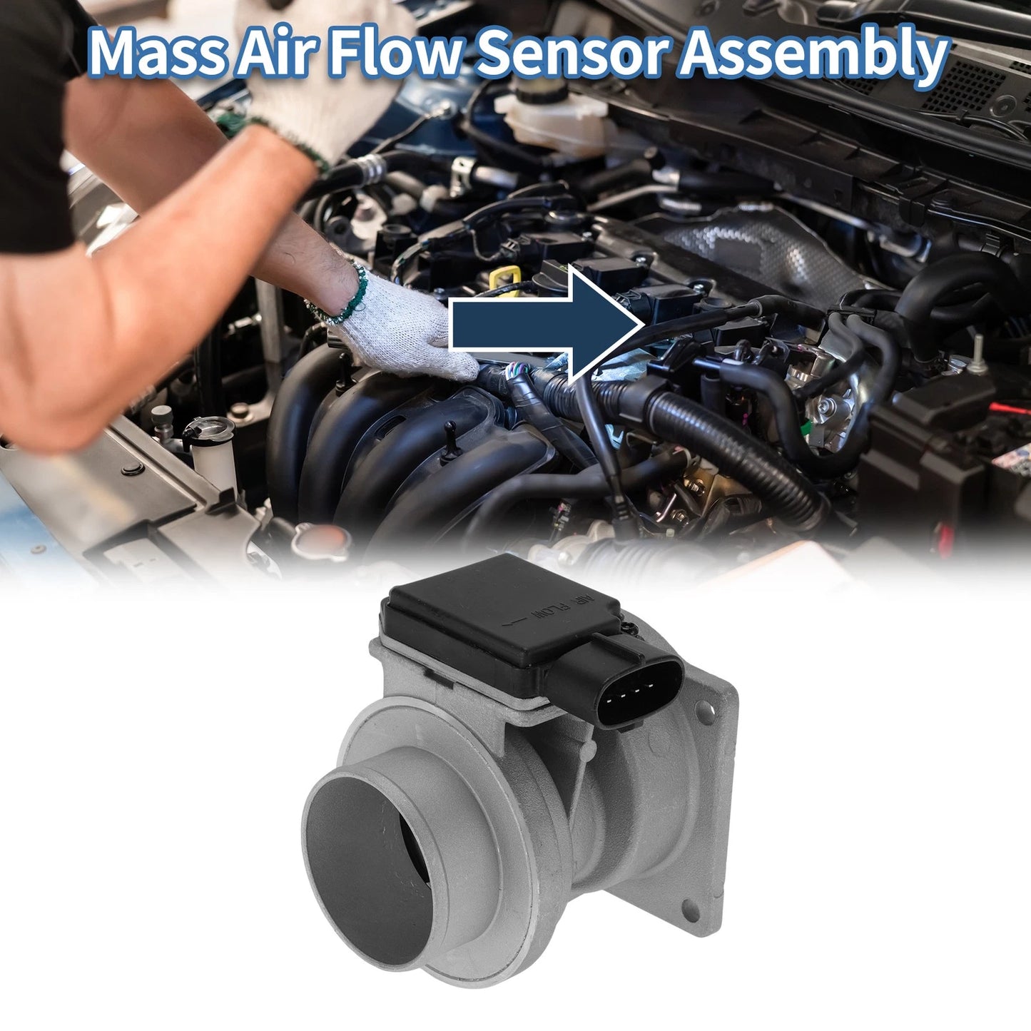 Mass Air Flow Sensor Assembly No.F0VF12B579A1B for Ford Explorer (2002–2005)