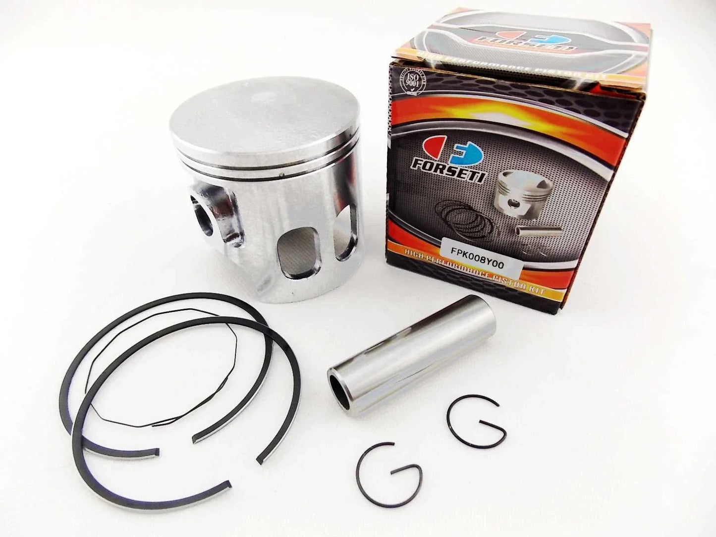 0.5mm O/S Piston Kit with 66.5mm Rings & Pin Clips for YAMAHA TY175 (74-80)