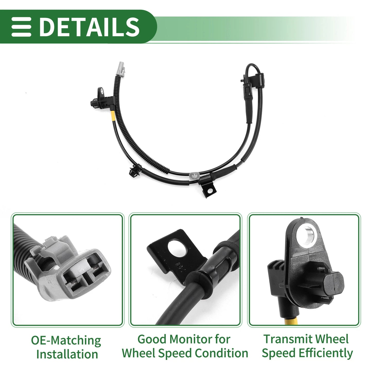ABS Wheel Speed Sensor No. 598301M300 for KIA Forte (2010–2013)
