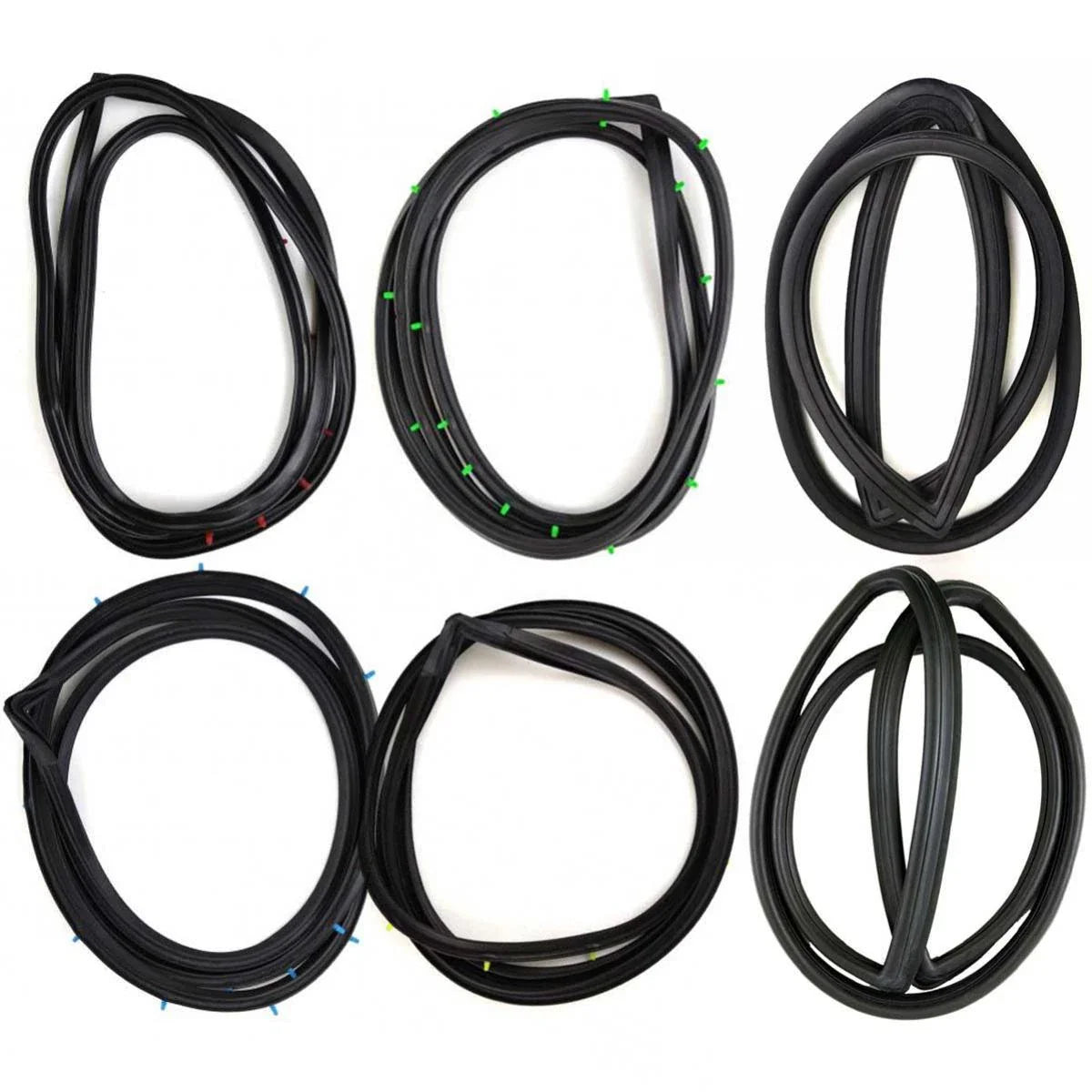 Windshield Door Rubber Seal Strip Set 6 Toyota Corolla KE10 4D Sedan 1966-70