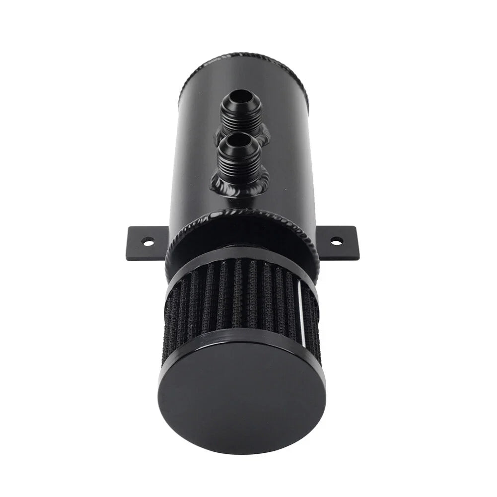 750ml Alu Baffled Oil Catch Can Separator w/ Breather Filter for Universal
