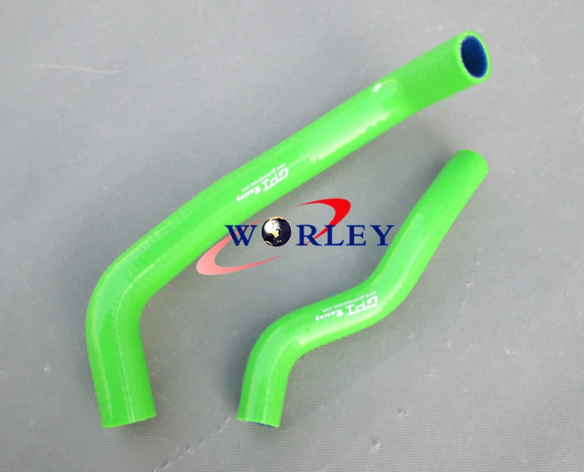 Silicone Radiator Hose for Suzuki KFX400 LTZ400 DVX400 Z400 (2003–2008) Green