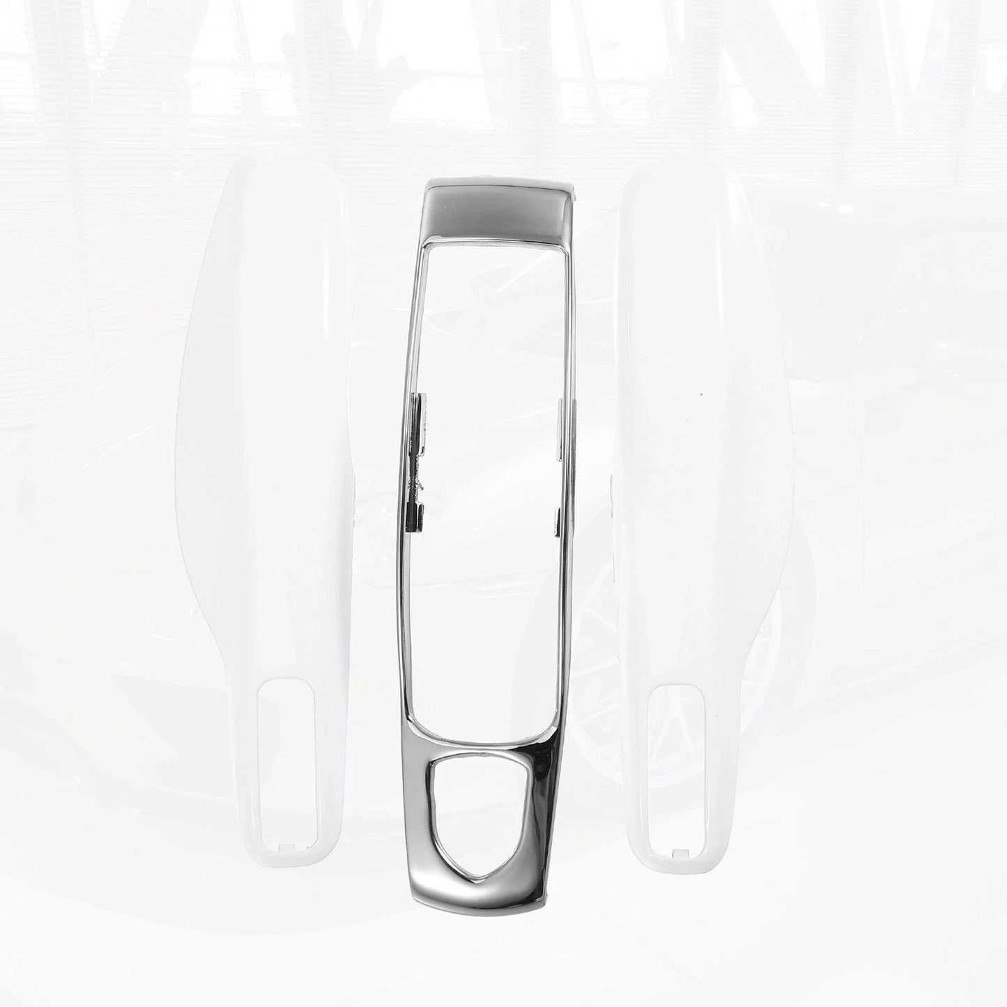 Vehicle Remote Key Cover for Porsche Macan 2014-Up - 1 x Key Shell Case White
