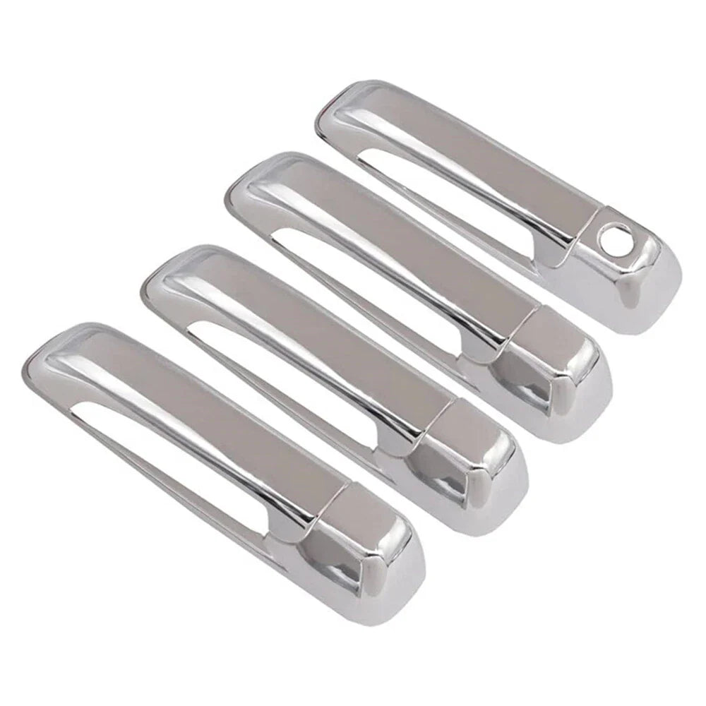 4 Pcs Chrome Door Handle Covers for Dodge Ram 1500 2500 3500 4500 (2009-2018)