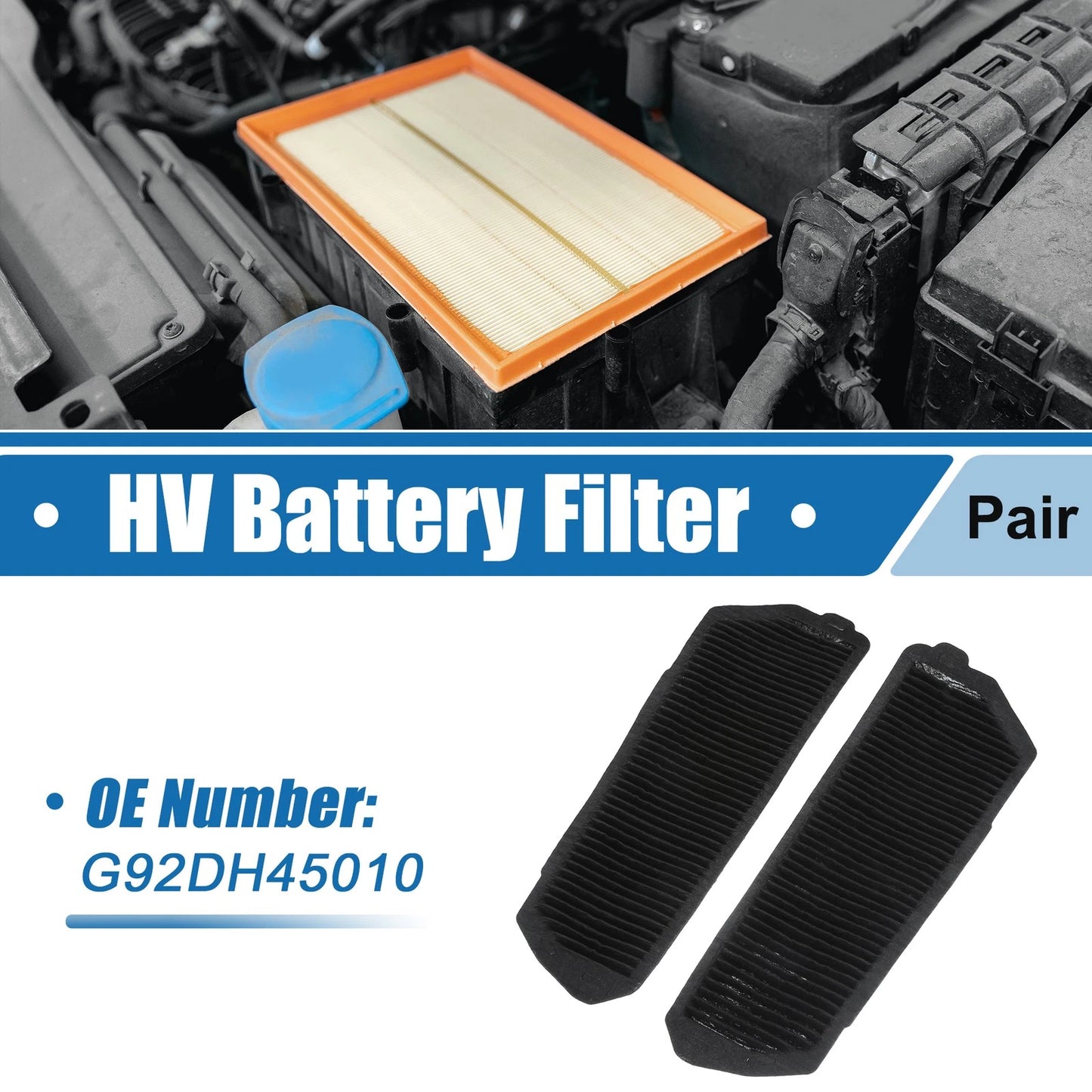 2X HV Battery Filter No.G92DH45010 for Toyota Sienna 2.5L (2021–2023)
