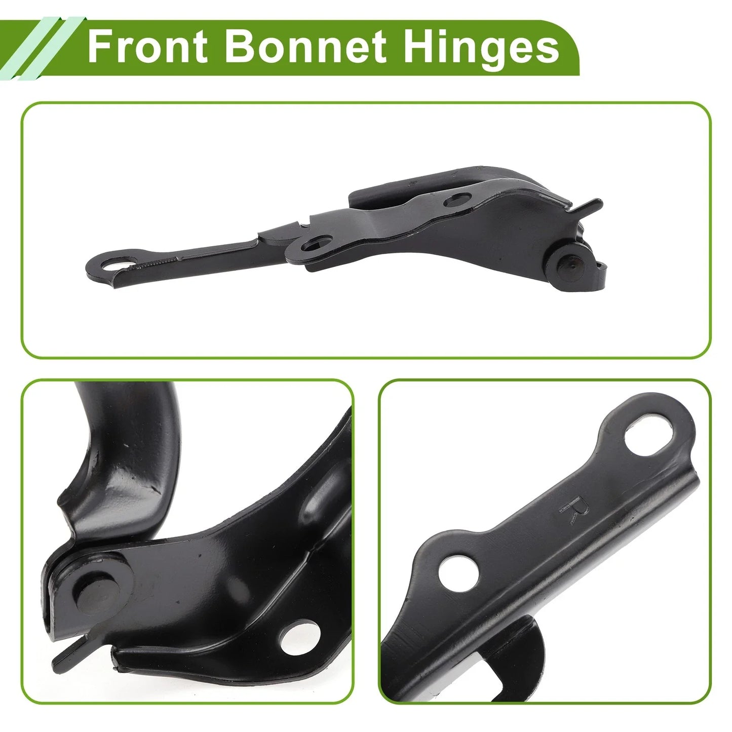 Hood Hinges for Toyota 4Runner Front Bonnet Bracket (2003-2009) - 1 Pair