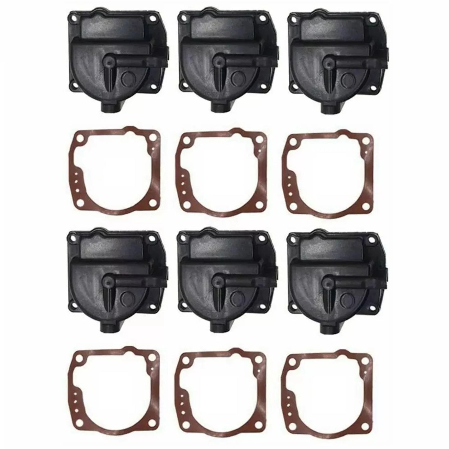 Set of 6 Carburetor Float Bowl Chambers for Johnson Evinrude