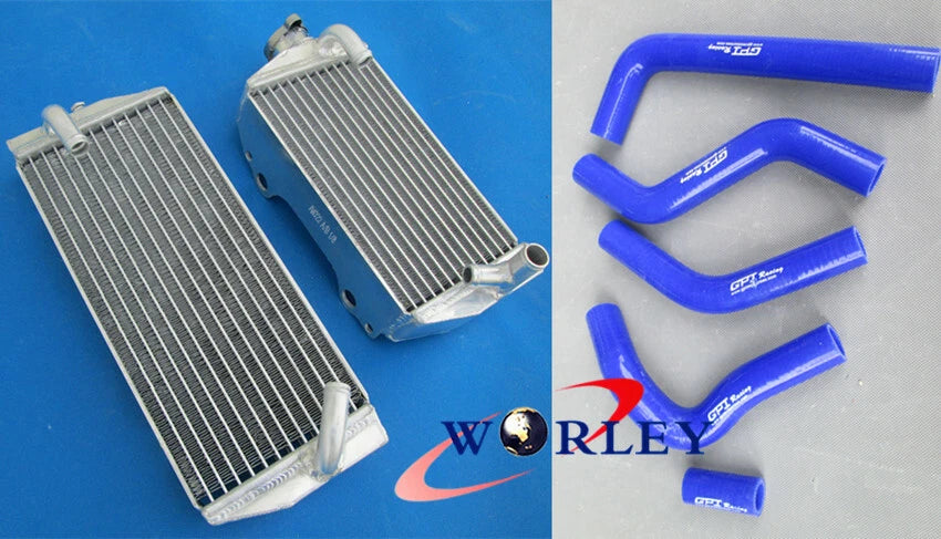 Aluminum Radiator & Silicone Hose Kit for Suzuki RMZ450 (2006)