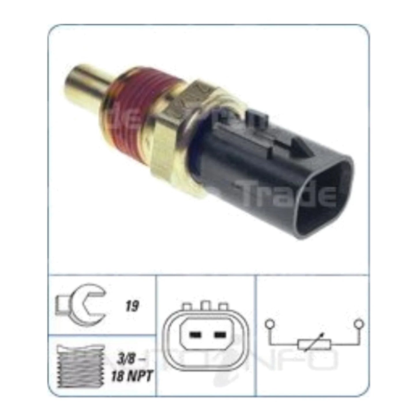 Coolant Temp ECU Sensor for Jeep Cherokee KK (2009 - 2013)