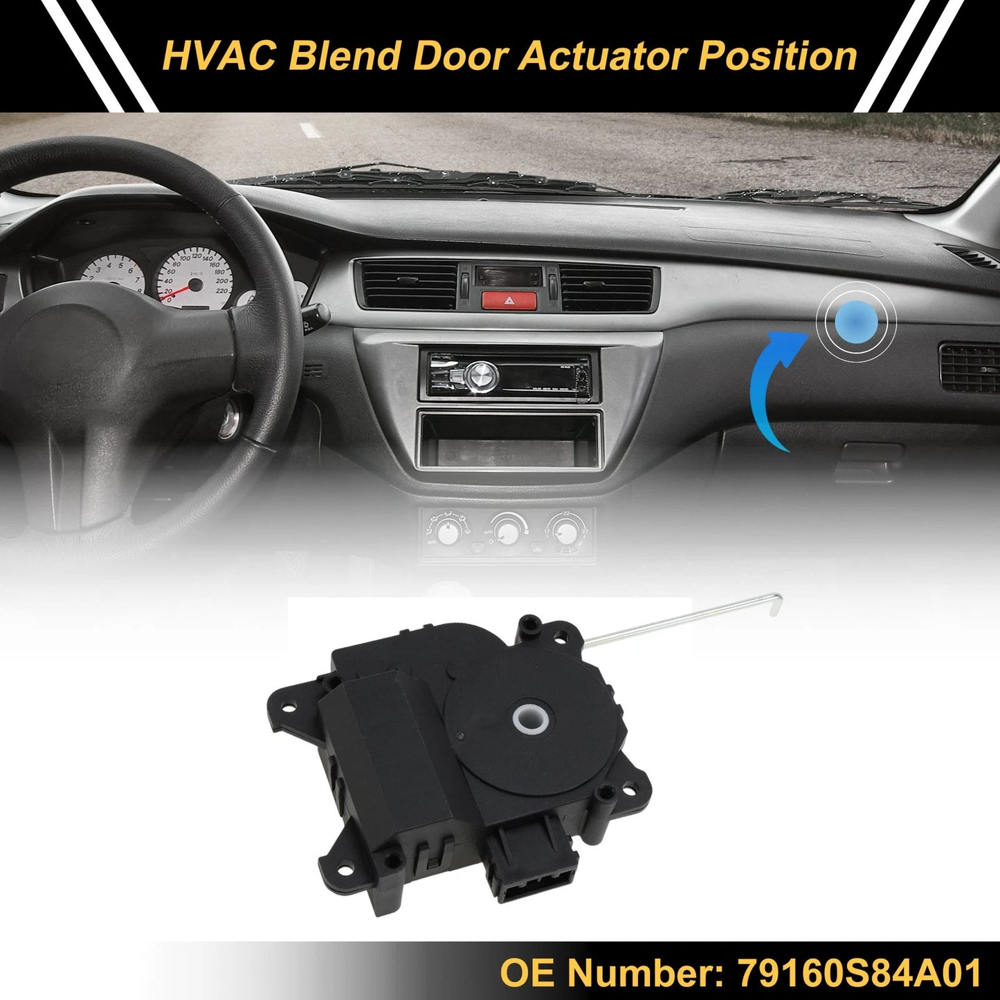 HVAC Heater Blend Door Actuator for Honda Accord (2001) No. 79160S84A01