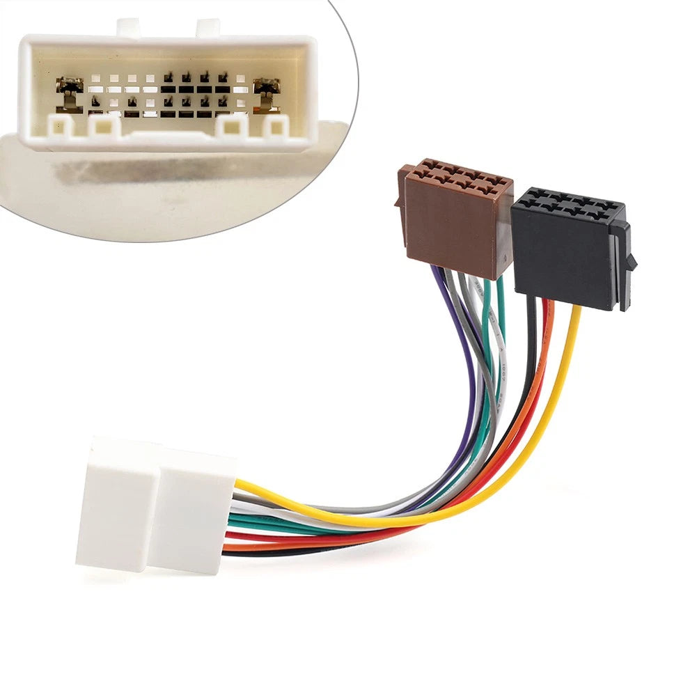 ISO Wiring Harness Connector Adaptor for Nissan Subaru