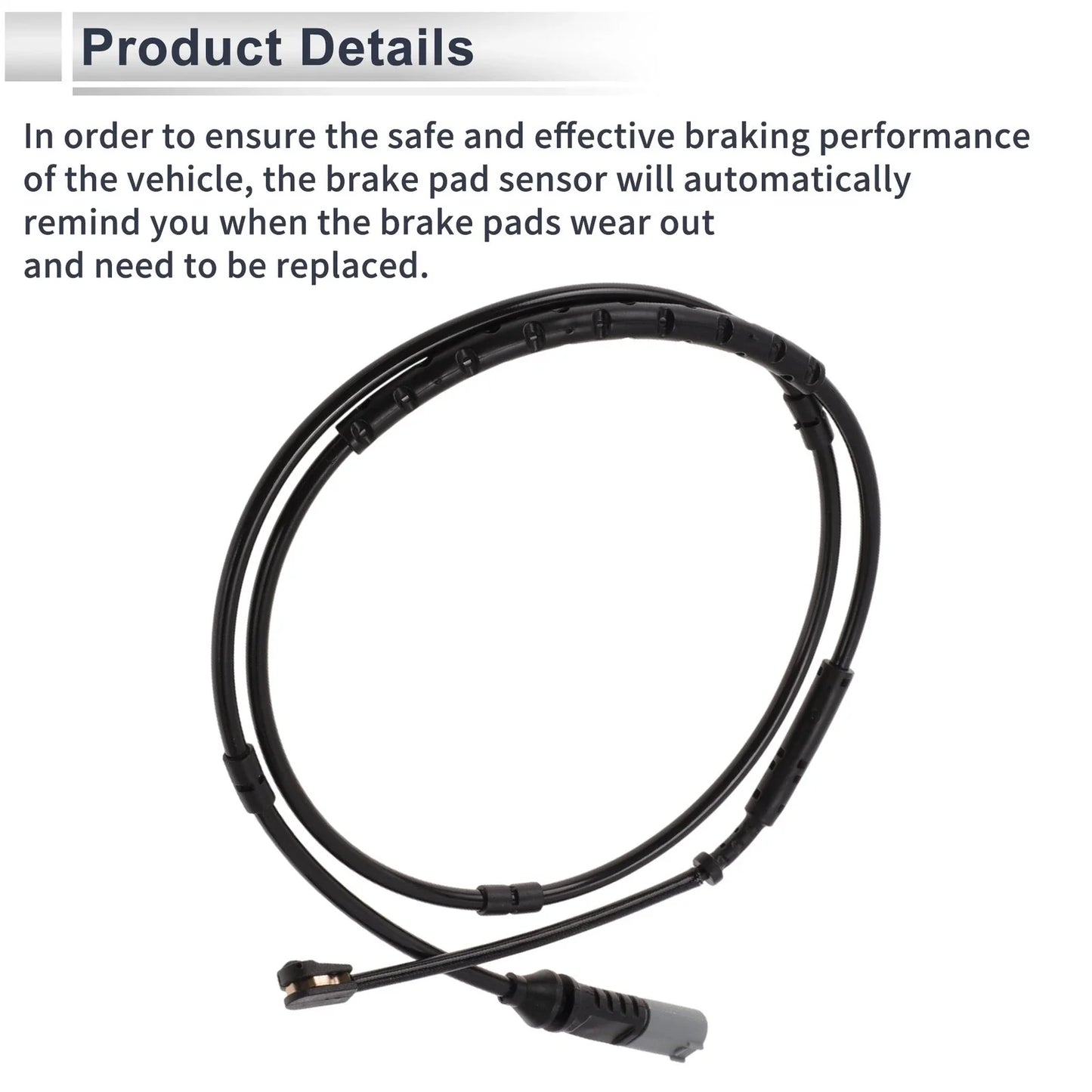 Rear Wheel Brake Pad Wear Sensor for BMW 320i xDrive (2013-2018)