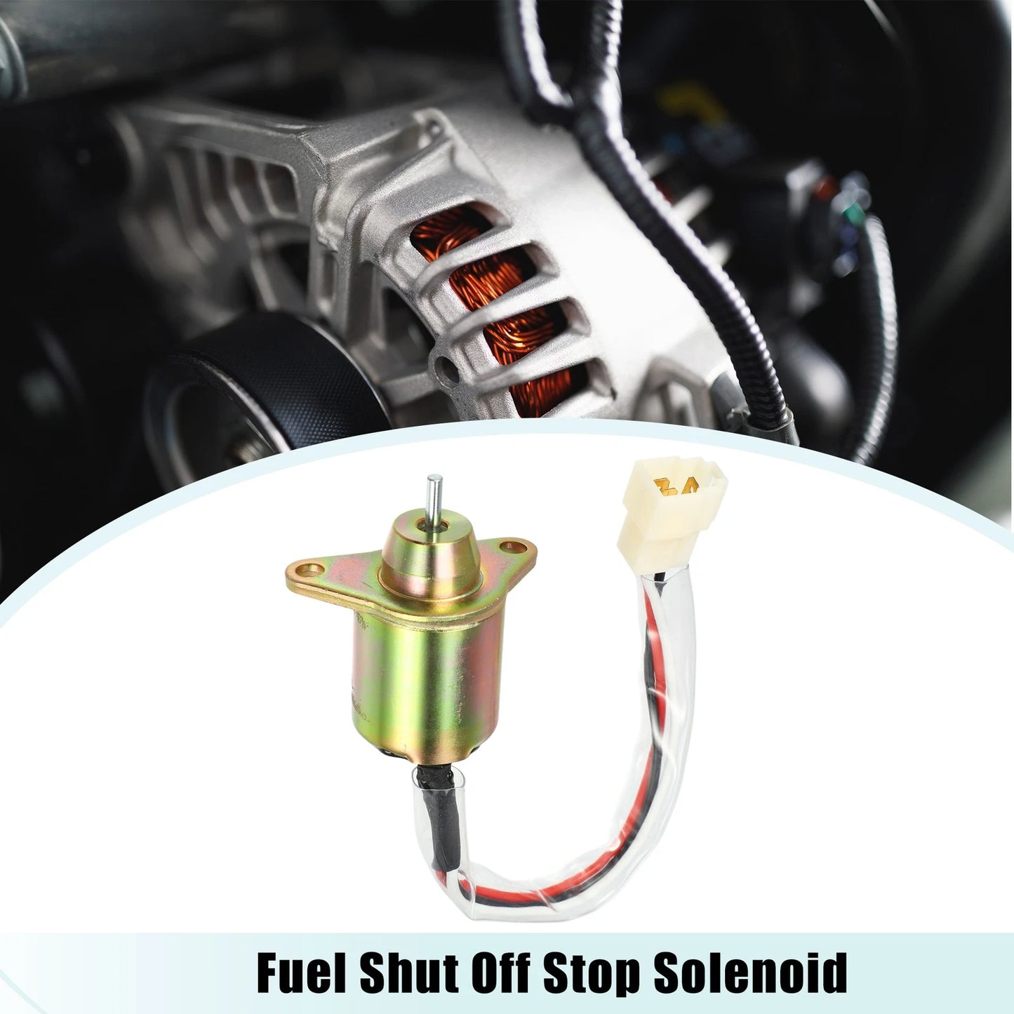 Fuel Shut Off Solenoid Valve for Yanmar 4TNV94L-SFN (No Year Specified)