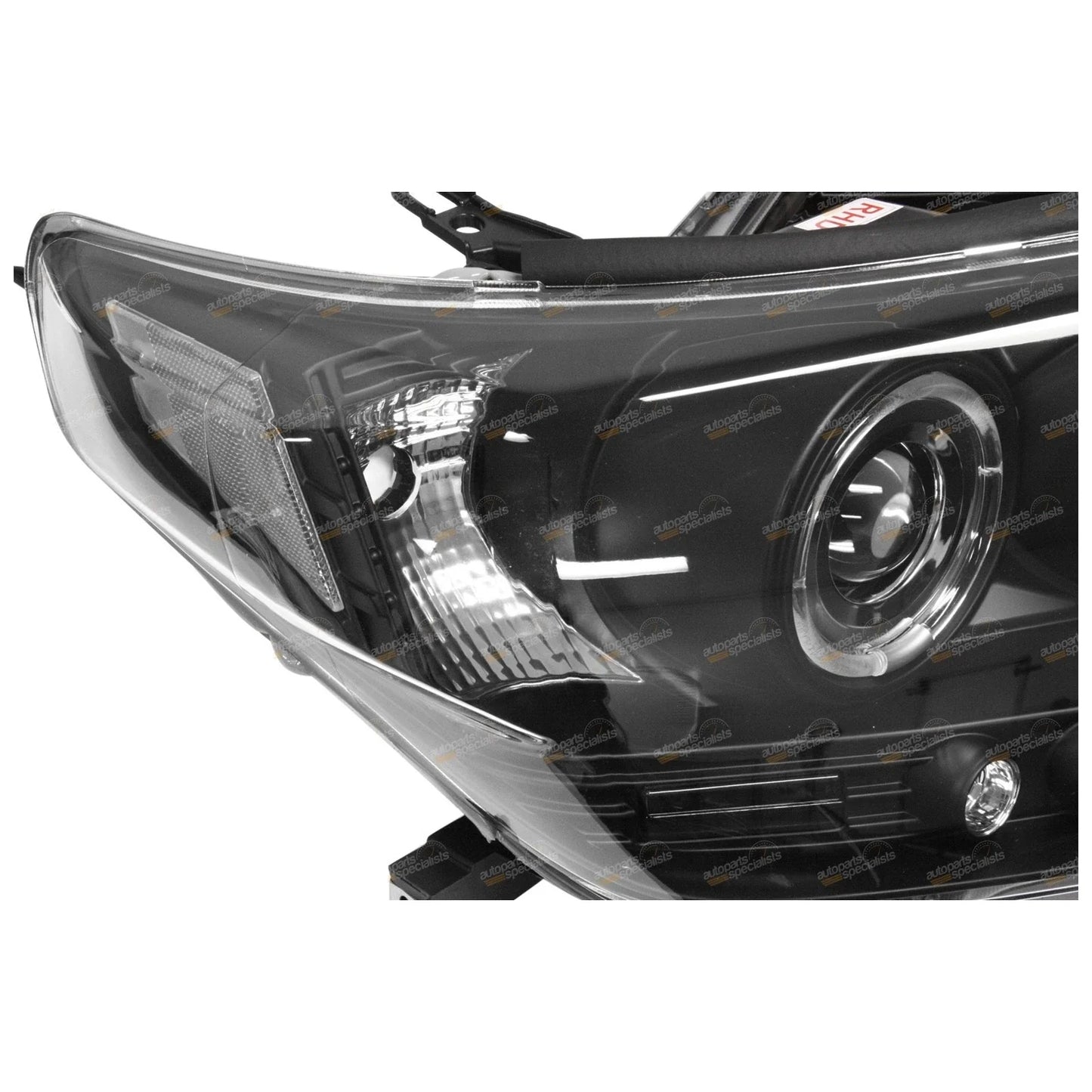 2 x Headlights for Toyota Landcruiser 200 Series Angel Eye (2007–2015)