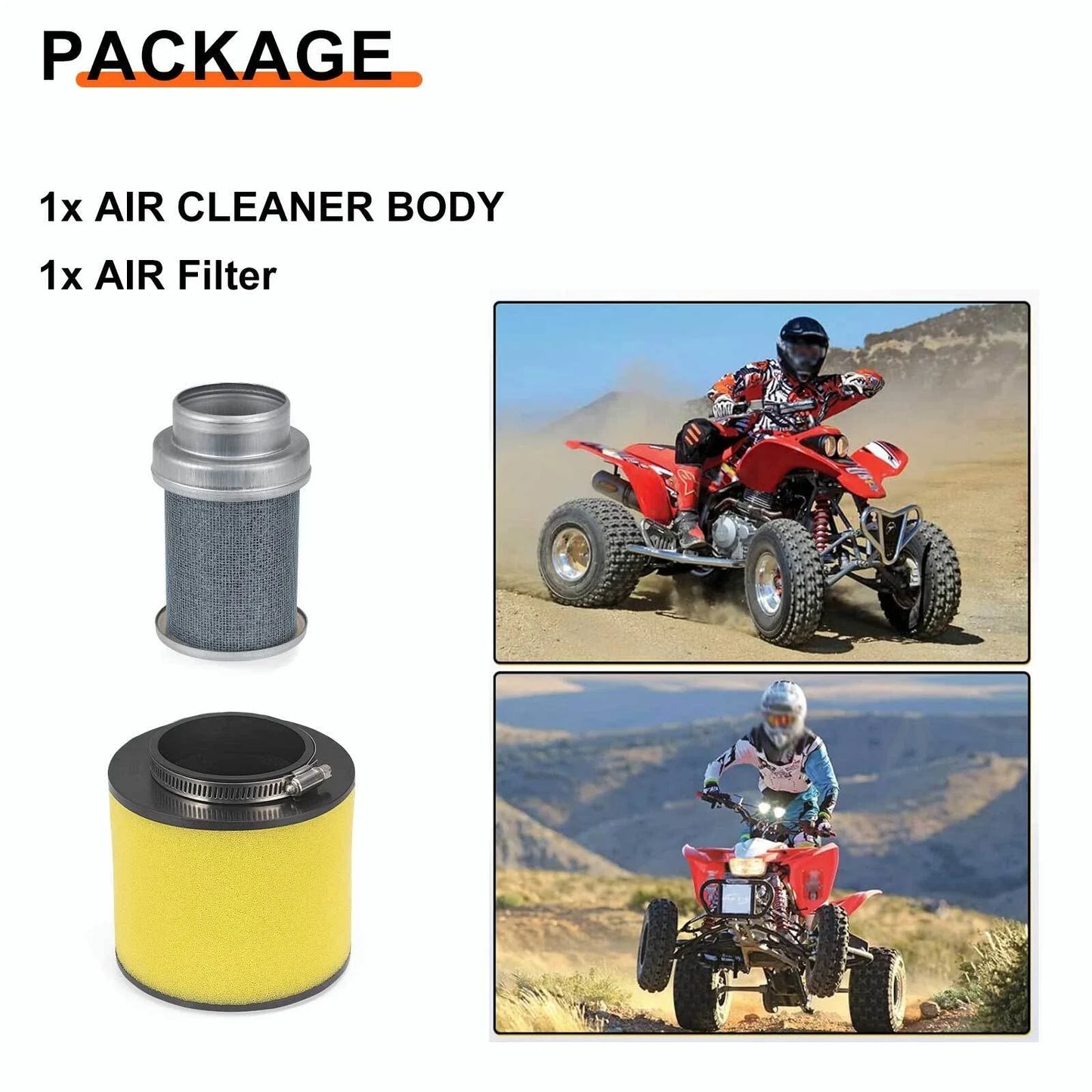 AIR Filter & Air Cleaner Body for HONDA FourTrax 300 TRX300FW (1993–2000)