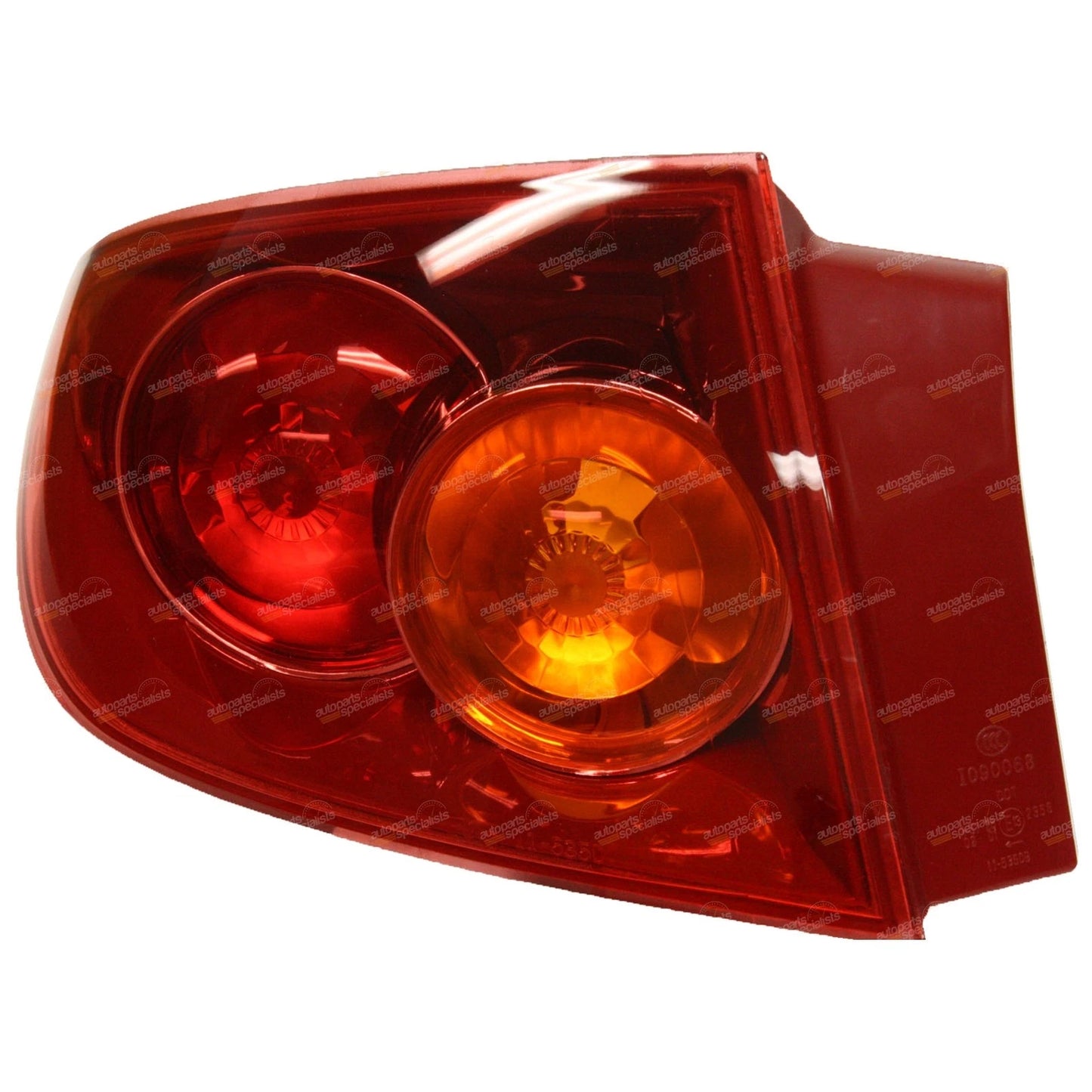 Set of 2 Red Tail Lights for Mazda 3 BK Sedan (2003–2006)