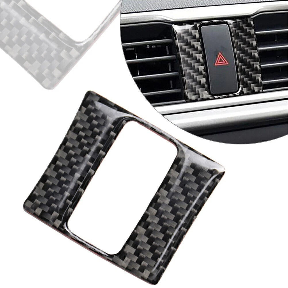 Carbon Fiber Black Rearview Mirror Covers for Mazda CX-5 (2015–2016) & CX-4/CX-3 (2015–2018)