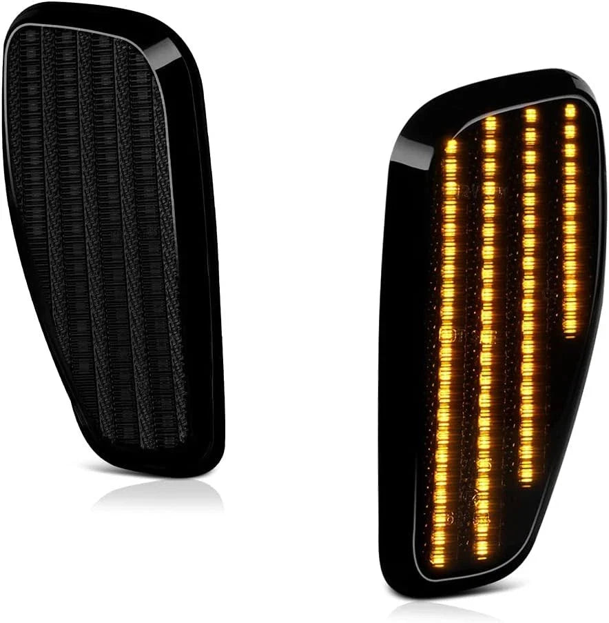 Front Smoked Lens LED Amber Side Marker Lamp for Jeep Renegade (2015–2022)