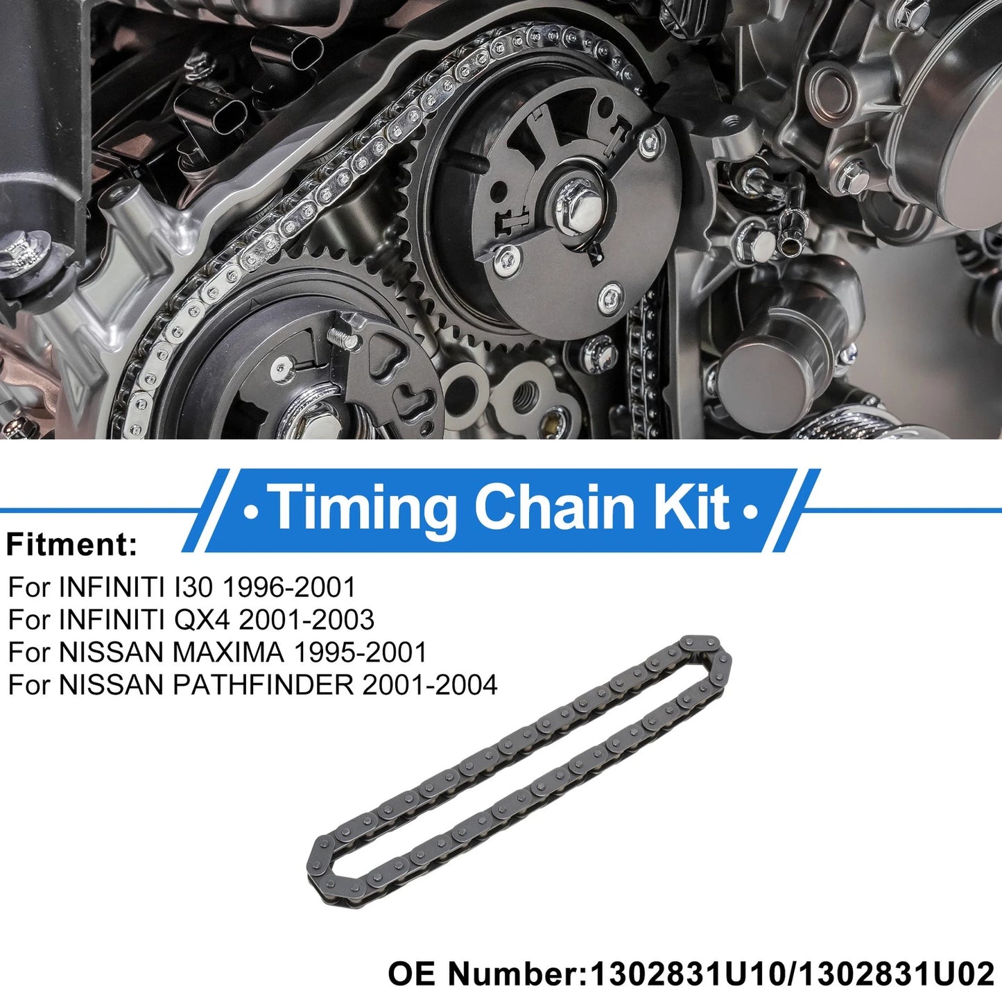 Timing Chain Kit for Infiniti I30 (1996–2001) No.1302831U10/1302831U02